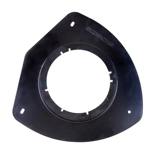 Scosche SAGTE6 5.25-6.5” Car Speaker Adapter Bracket - Compatible with Select 2002-09 GM Vehicles - Fits 5 1/4 to 6 1/2" Speakers - Sold in Pairs - Does Not Fit Oversize 6.5, 6.75 or 6X9" Speakers - Image 2