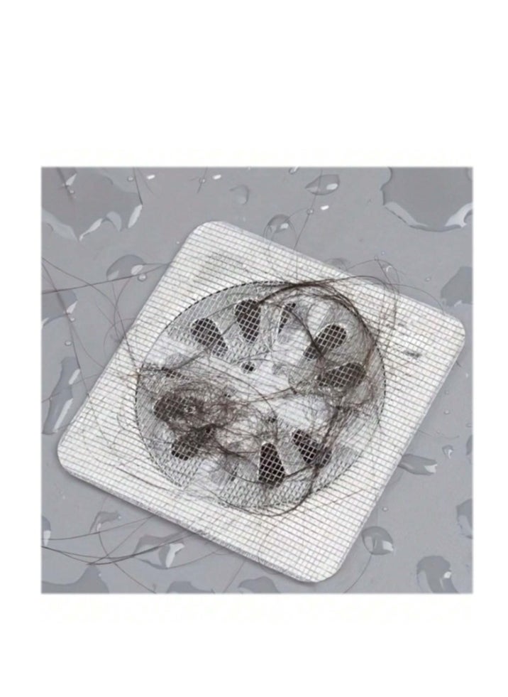 OASIS-TH 30pcs Disposable Drain Strainer,Anti-blocking Floor Drain Sticker Strainers Sticky Filter Mesh Stickers ,Drain Cover, Kitchen Sink Strainers  - Image 5
