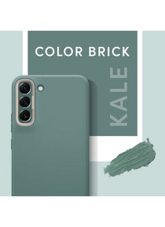 CYRILL CYRILL by Spigen Color Brick Premium Back Cover Case Compatible for Samsung Galaxy S22 2022 (TPU + Poly Carbonate) - Kale  - Image 3