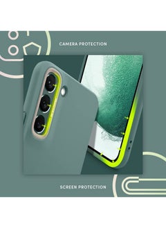 CYRILL CYRILL by Spigen Color Brick Premium Back Cover Case Compatible for Samsung Galaxy S22 2022 (TPU + Poly Carbonate) - Kale  - Image 5