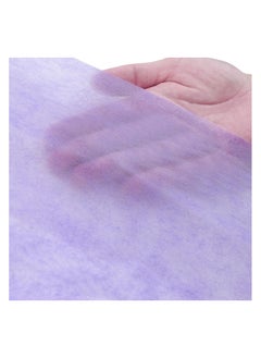 LA PERLA TECH  2 Rolls Disposable Non Woven Bed Sheets Massage Table Paper Covers Non Woven Fabric Massage Bed Sheets Waterproof Spa Breathable Bed Cover for Beauty Salon, Hotels (Purple)  - Image 3