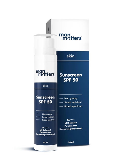 Man Matters Probiotic Sunscreen SPF 50 PA+ 50ml