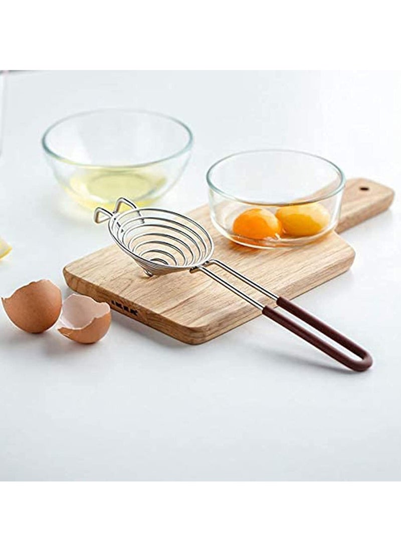 Egg Separator Egg Yolk White Separator Duck Egg Separator Stainless Steel Egg Separator Divider Tool Kitchen Gadgets for Cooking Baking (2 PACK) - pzsku/Z5D936667B344D49CADFAZ/45/_/1715757904/4032097c-c077-43ff-9db7-739cb5e9ccda