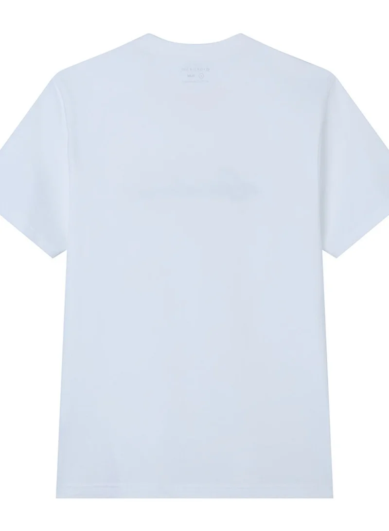 GIORDANO  Men’s Slim Fit Cotton Signature Print Tee for Men | Best Price UAE