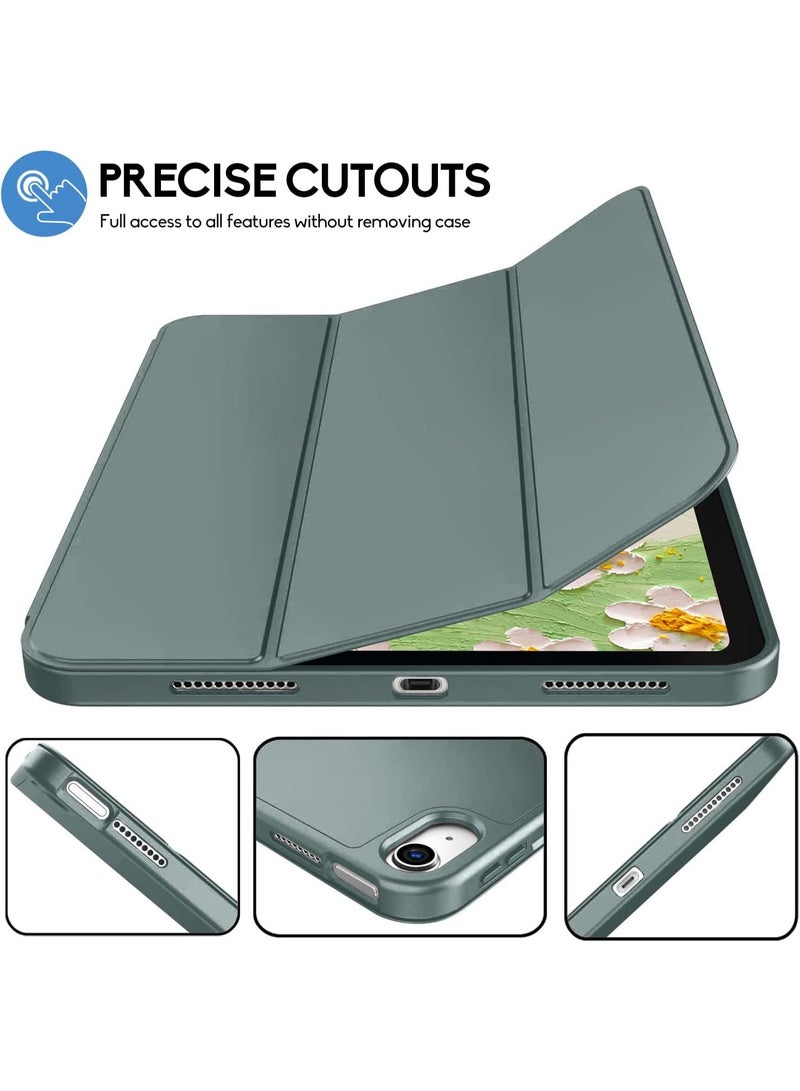 LEDIN IPad (A16) 11th Generation Case 11 Inch 2025, iPad 10th Generation Case 2022 10.9 Inch with Pencil Holder, Soft TPU Back Slim Smart Protective Trifold Stand Cover, Auto Wake/Sleep - Image 2
