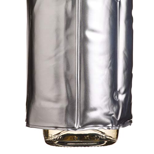 Barcraft BAR CRAFT Barcraft Insulated Single Bottle Wine Cooler Cuff - Silver Finish - Image 5