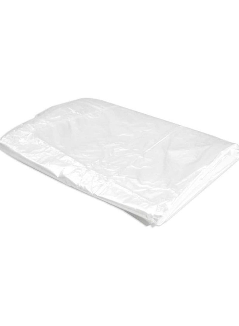 Generic Pack of 10 Hanging Disposable plastic Suit Bags Garment Bag, Transparent Suit Bag ,Clothing Dust Cover, Gown and Dress Dustproof Wateproof Storage Bag 60×160 Garment Bag for Storage Clothes Cover  (Tr  - Image 1
