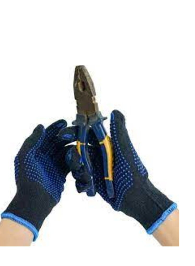 KNP KNP Safety hand gloves offer robust protection and excellent grip for various tasks Each pack contains ten pairs of gloves ideal for team use or for multiple applications.  - Image 2