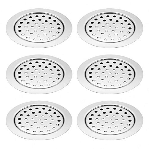 Ruhe® Multi Ring Flat Cut Floor Drainer/Jali | Premium Grade Stainless Steel Multi Ring Flat Cut Floor Drainer/Jali Set of 6 (5 Inches) - Image 1