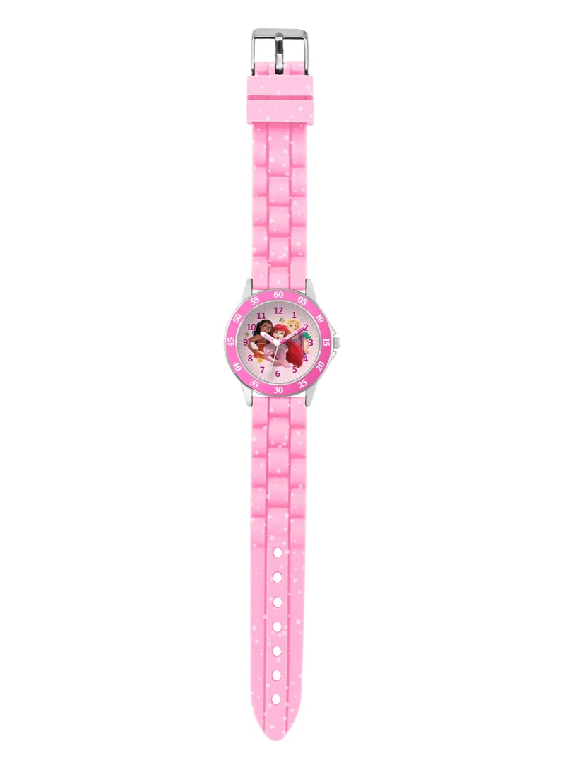 Disney Disney Princess Pink Time Teacher Analogue Watch - PN4660