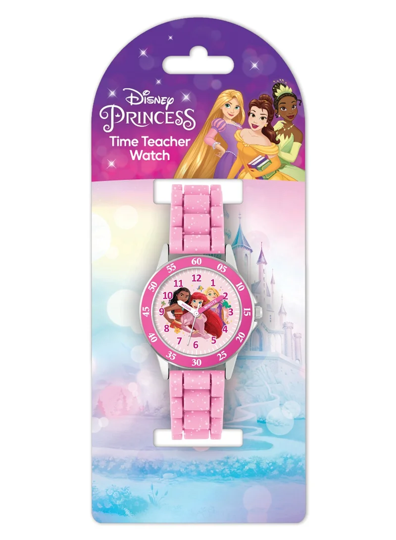 Disney Disney Princess Pink Time Teacher Analogue Watch - PN4660