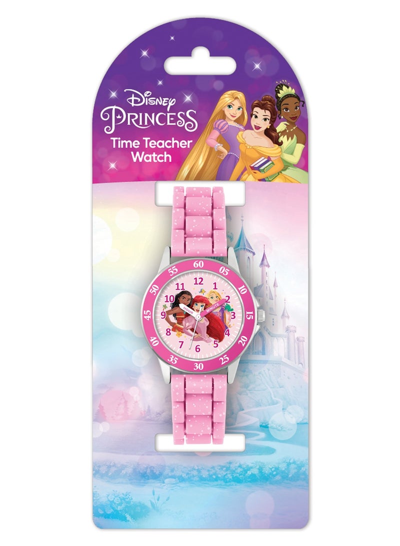 Disney Princess Pink Time Teacher Analogue Watch - PN4660 - Image 4