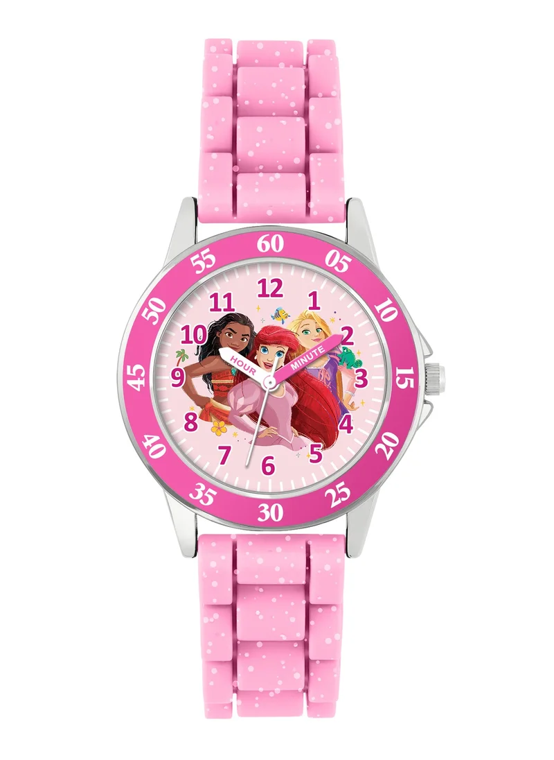 Disney Disney Princess Pink Time Teacher Analogue Watch - PN4660