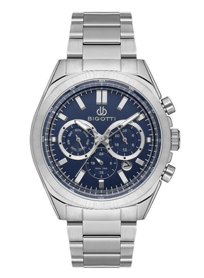 Bigotti - Quotidiano Men Watch | Stainless SteelBrass Case | Analog | Round Dial | Mineral Glass | Japanese Quartz | Water Resistant 50 Meters - Image 1