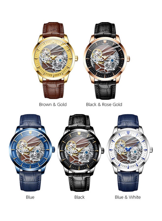 Tevise Men's Water Resistant Analog Watch J4524BL-W-KM - Image 2