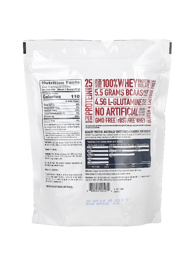 Isopure إيزوبور، مسحوق بروتين منخفض الكربوهيدرات، فراولة، 1 رطل (454 جرام) - Image 2