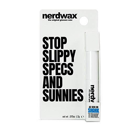 Nerdwax Glasses Wax - Single | Stop Sliding Glasses | Anti-Slip Eyewear Retainer | As Seen on Shark Tank - Image 1