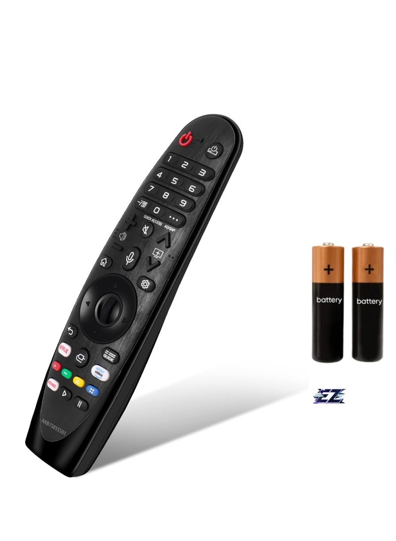 ELTRAZONE AN-MR20GA AN-MR19BA AKB75855501 Replacement Magic Remote Control for LG Smart TVs – With Shortcut Buttons (No Voice or Pointer Function) – Includes Battery - Image 1