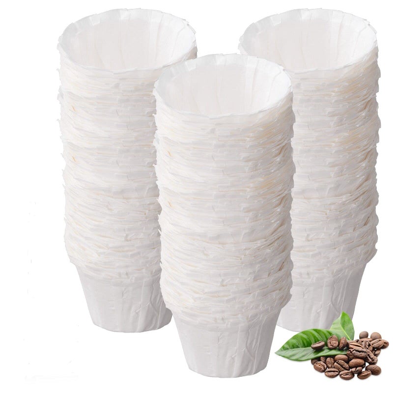 Disposable Paper Coffee Filters Paper Filters for Keurig Single Brewer Reusable Cups Kcup Coffee Pods Fits All Brands Reusable K Cups 300