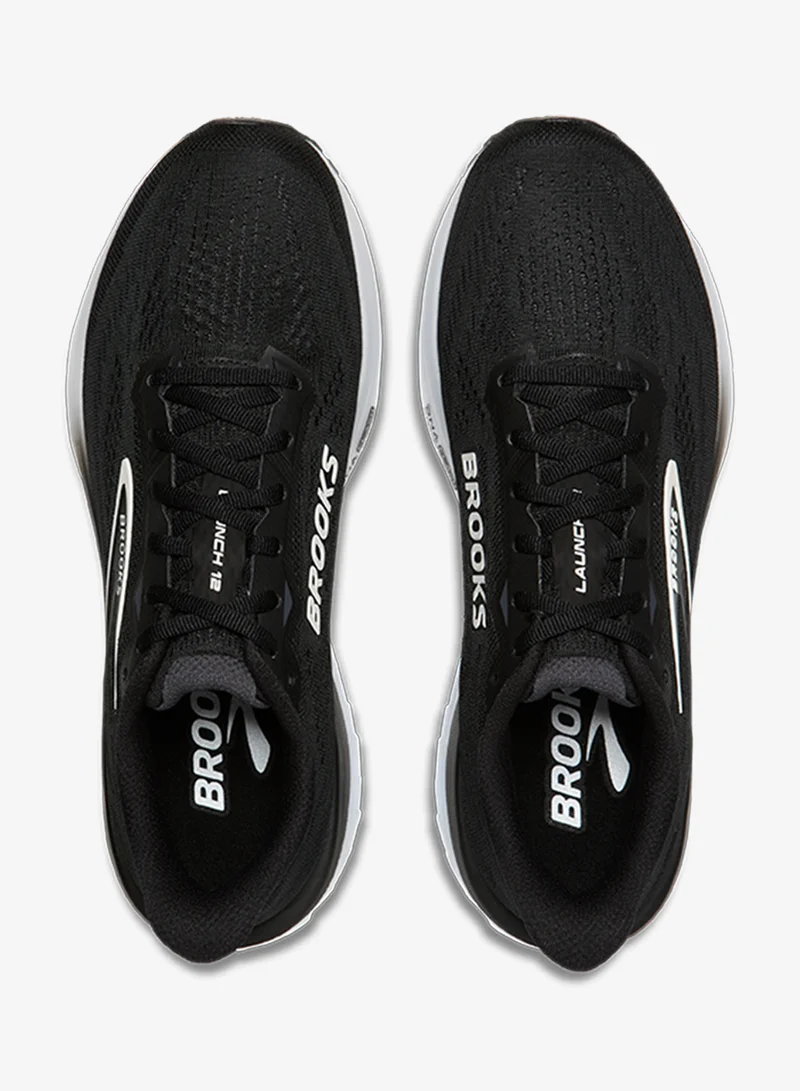 Brooks BLACK/GREY/WHITE Launch 12 for Men | Best Price UAE