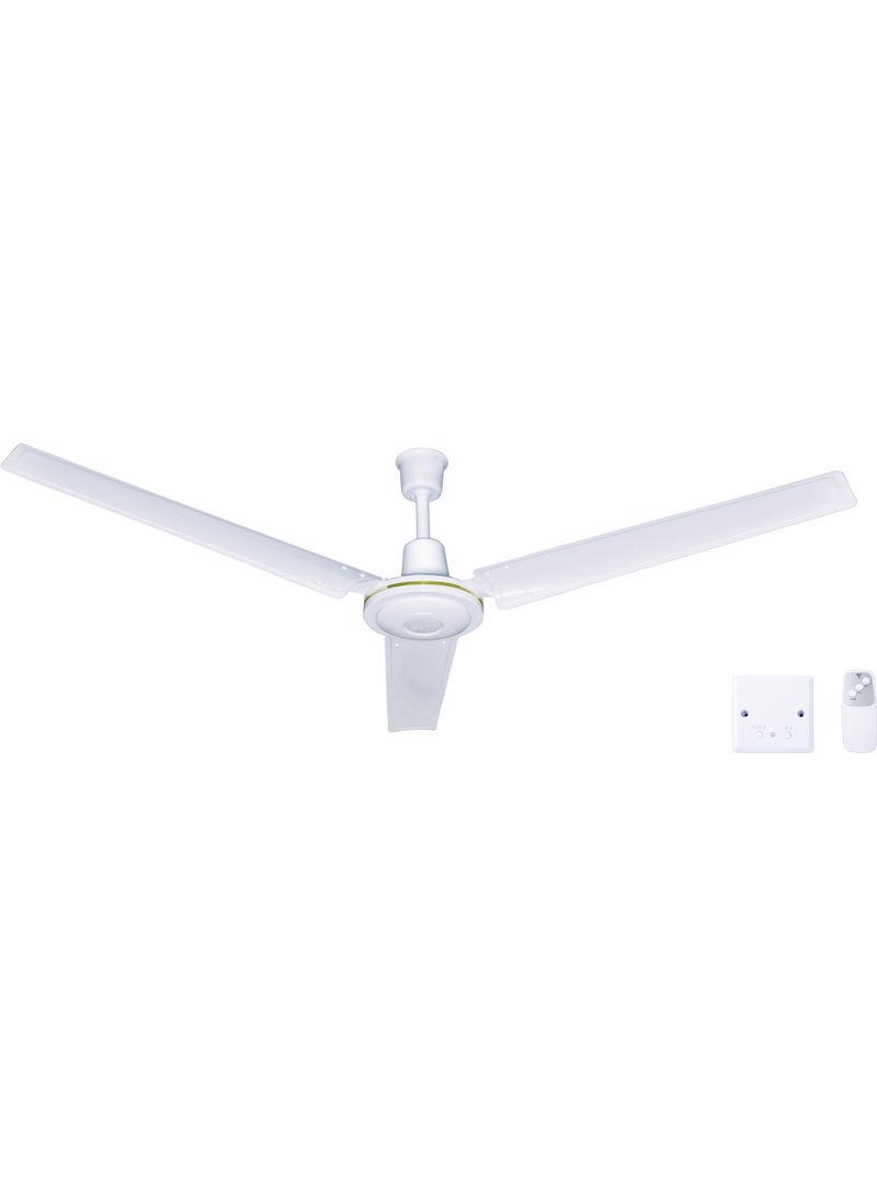 MODI 56 Inch Ceiling Fan with Remote 5 Speed Control 60W Silent Motor High Airflow Energy Saving Metal Blades for Home Bedroom Living Room - Image 3