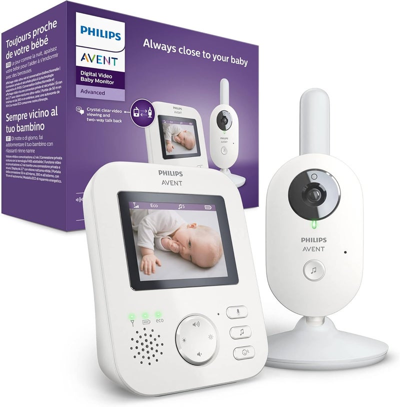 Philips Avent Advanced Digital Baby Monitor SCD833/05 - Image 1