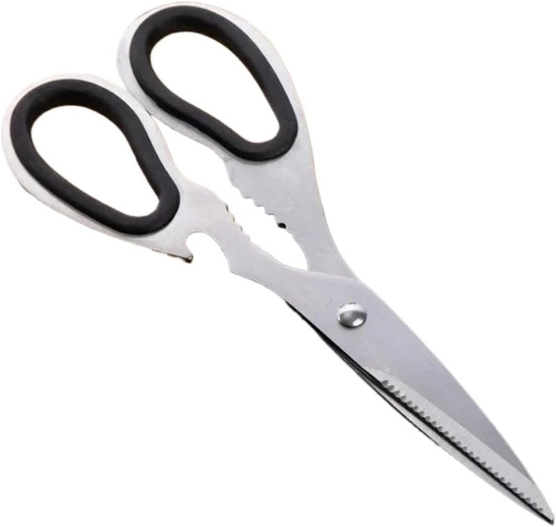 Kitchen Scissors Steel Shear Chicken Bone Multifunctional Bottle Walnut Tools(Kitchen scissors 2PC) - Image 2