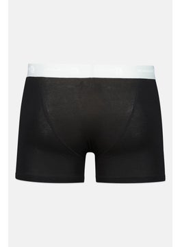 Nordland Men 3 Pieces Brand Logo Boxer Brief, Black/Blue/Grey  - Image 3