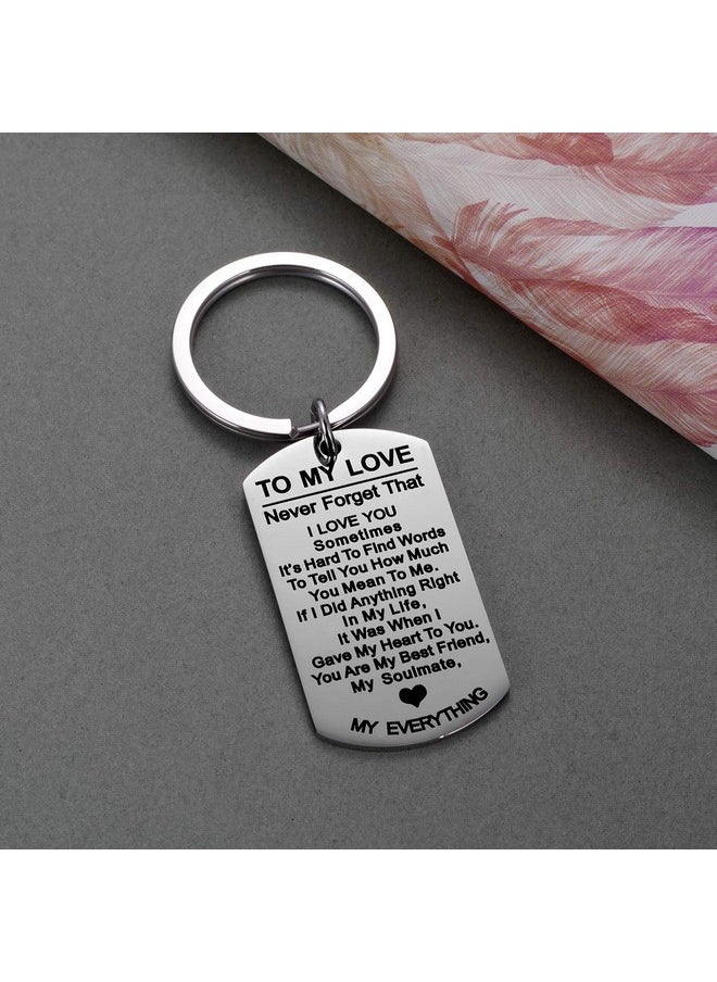 To My Love I Love You Cute Key Chain Gifts for Husband Boyfriend Fiancee Fiancé Wife Anniversary Valentines Day Birthday Soulmate Gifts - pzsku/Z5D946FD5502B08ADA989Z/45/_/1738305999/0813ce16-e617-4b36-ad3e-8a153bdba456