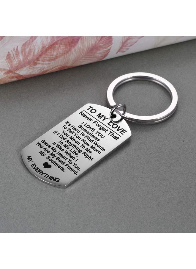 To My Love I Love You Cute Key Chain Gifts for Husband Boyfriend Fiancee Fiancé Wife Anniversary Valentines Day Birthday Soulmate Gifts - pzsku/Z5D946FD5502B08ADA989Z/45/_/1738306004/811877d9-dc41-41c3-8120-681862c3721c