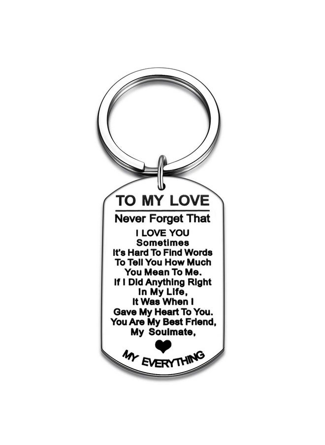 To My Love I Love You Cute Key Chain Gifts for Husband Boyfriend Fiancee Fiancé Wife Anniversary Valentines Day Birthday Soulmate Gifts - pzsku/Z5D946FD5502B08ADA989Z/45/_/1738306018/a213808b-5083-4690-ad62-5118353ddc27