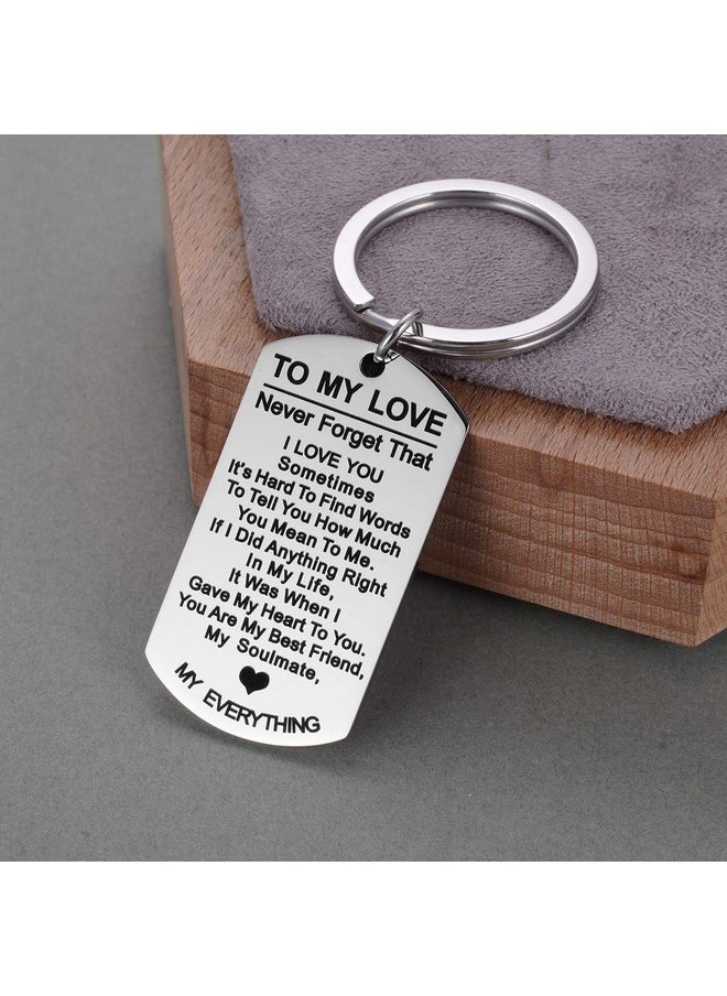 To My Love I Love You Cute Key Chain Gifts for Husband Boyfriend Fiancee Fiancé Wife Anniversary Valentines Day Birthday Soulmate Gifts - pzsku/Z5D946FD5502B08ADA989Z/45/_/1738306020/815fbfa9-4cd2-45a1-8533-f53abbad871f