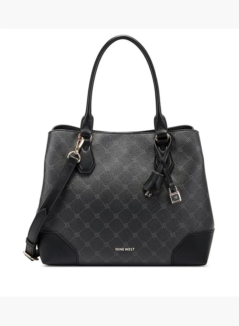 NINE WEST Nine West Women's Brooklyn Jet Set Carryall NGV108509, Black