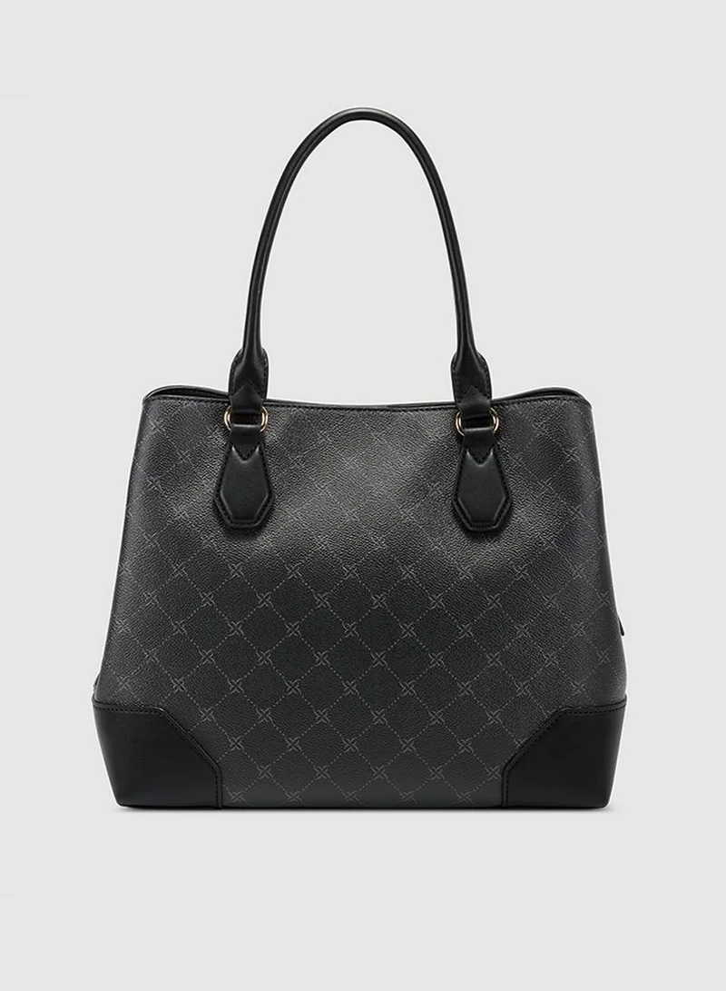 NINE WEST Nine West Women's Brooklyn Jet Set Carryall NGV108509, Black