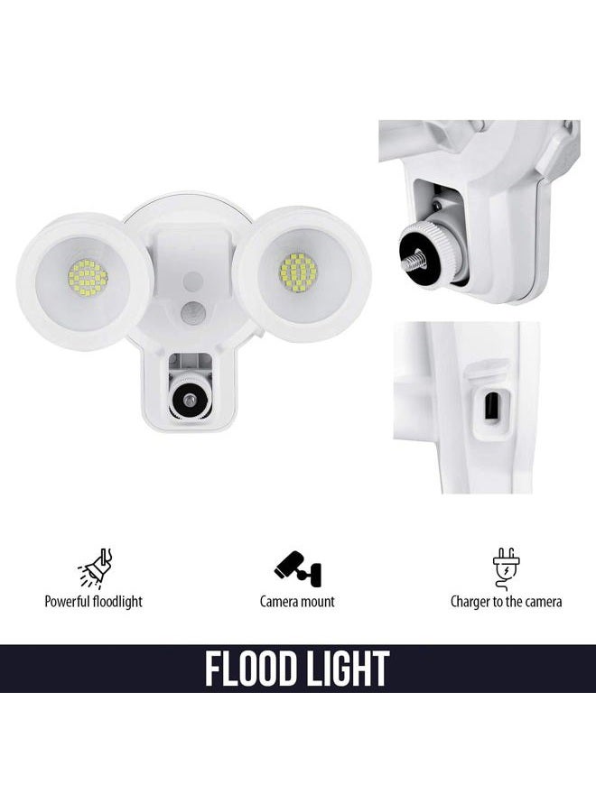 Wasserstein 3-in-1 Plugged-in Floodlight, Charger, and Mount with 24.6ft(7.5m) External Adaptor Compatible with Arlo Pro 3/Pro 4 & Arlo Ultra/Ultra 2-2000 Lumens, AC 110-220V  - Image 3