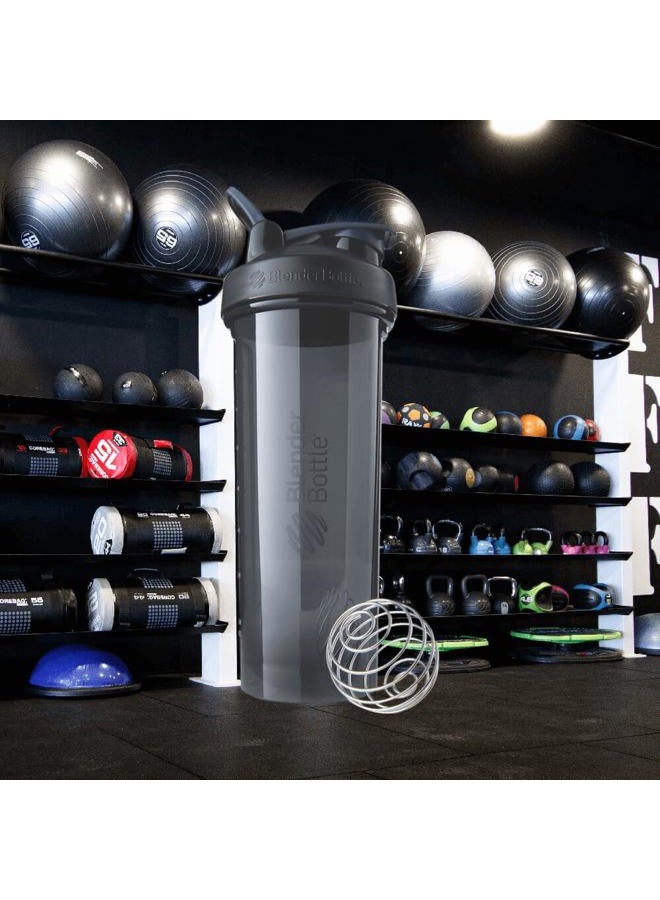 BlenderBottle Shaker Bottle Pro Series Perfect for Protein Shakes and Pre Workout, 32-Ounce, Black - Image 2