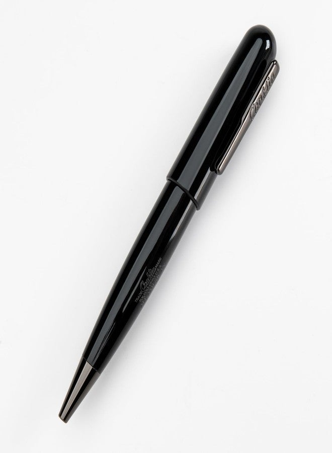 Conklin All American Ballpoint Pen in Raven Black - Sleek Design & Superior Craftsmanship - Ideal Gift for Professionals & Pen Collectors - Image 3