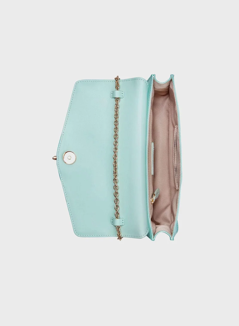 ناين ويست Caroline Flap Clutch
