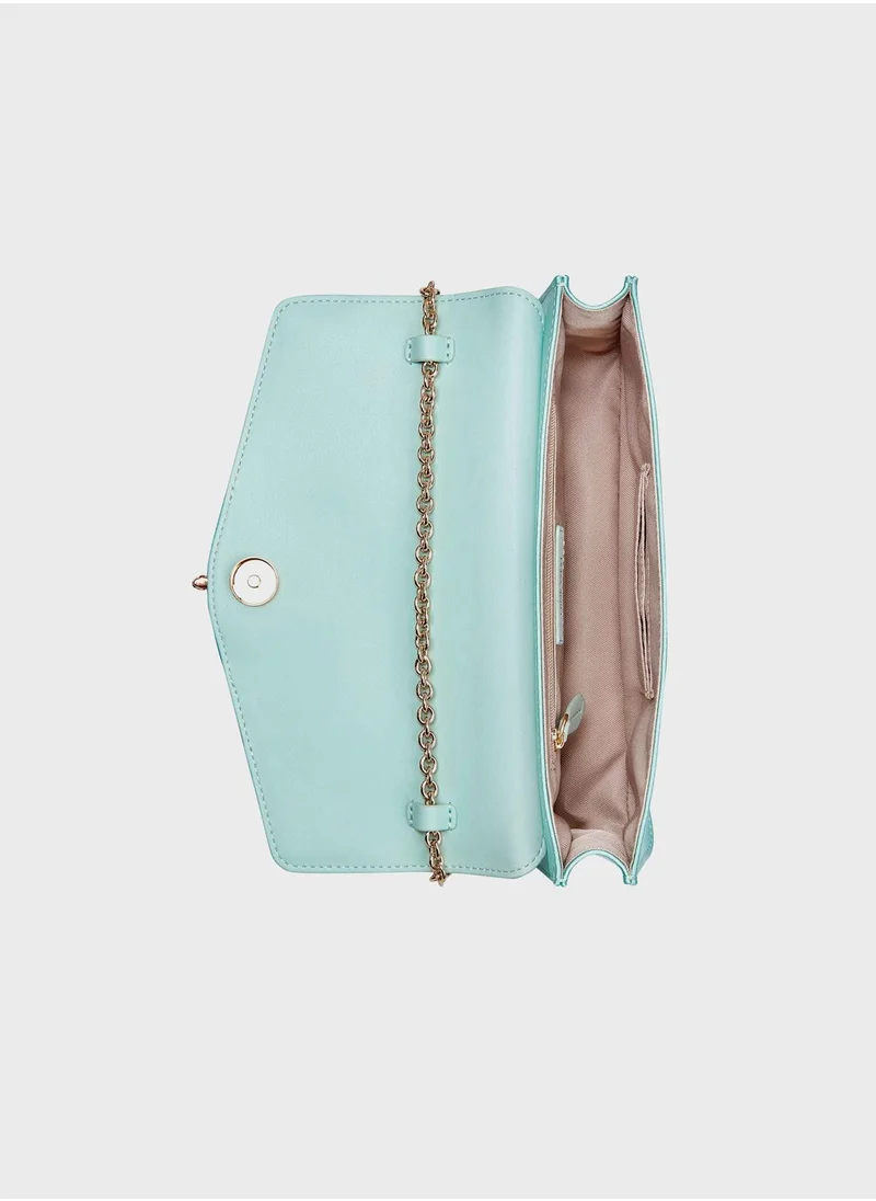 ناين ويست Caroline Flap Clutch