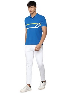 ألين سولي قميص بولو رجالي من Allen Solly بقصّة عادية (ASKPCURGFS94689_Blue 2XL)  - Image 5