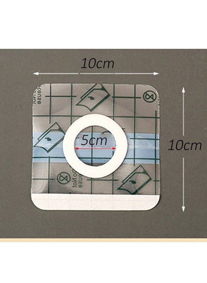 Aikenn Hollow patch fixed patch breathable tape, transparent film dressing, PU film waterproof sticker, second layer of skin healing protection bandage elastic antibacterial wound tape transparent care tape for cuts, scratches and various wounds waterproof care (10*10cm)  - Image 2