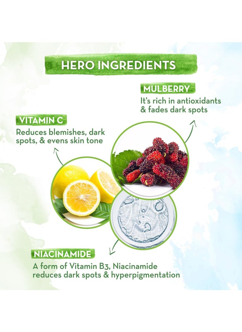 Mamaearth Bye Bye Blemishes Face Wash with Mulberry and Vitamin C for Even Skin Tone - 100 ml.