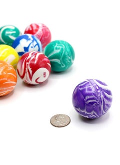 Kicko Kicko 2 Inch Marble Balls - 12 Pieces of Assorted 2 Tone Colors - for Vase, Landscapes, Collection, Stress Reliever, Novelties, Party Favors  - Image 5