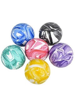 Kicko Kicko 2 Inch Marble Balls - 12 Pieces of Assorted 2 Tone Colors - for Vase, Landscapes, Collection, Stress Reliever, Novelties, Party Favors  - Image 4