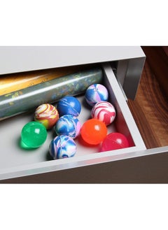 Kicko Kicko 2 Inch Marble Balls - 12 Pieces of Assorted 2 Tone Colors - for Vase, Landscapes, Collection, Stress Reliever, Novelties, Party Favors  - Image 3