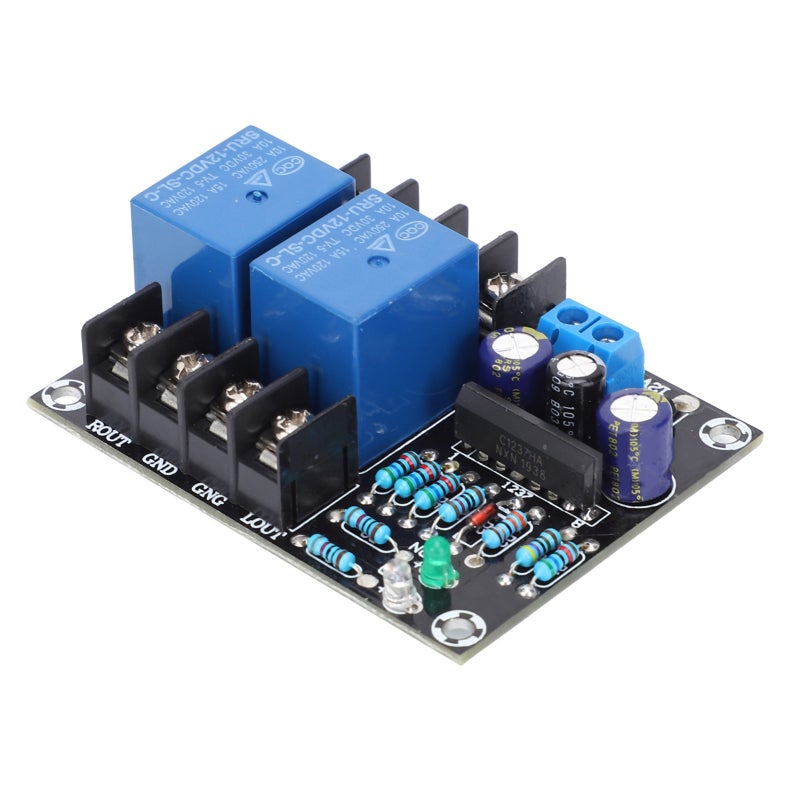 لوحة حماية المتحدث 1.6 مم PCB - لوحة حماية UPC1237 بمصدر طاقة AC12-15V، حماية مزدوجة القناة، تأخير عند تشغيل الطاقة، حماية متجهة للتيار المستمر لمشاريع الصوت المُصنوعة بنفسك، مسار السينما المنزلي، مكبرات الصوت - Image 5