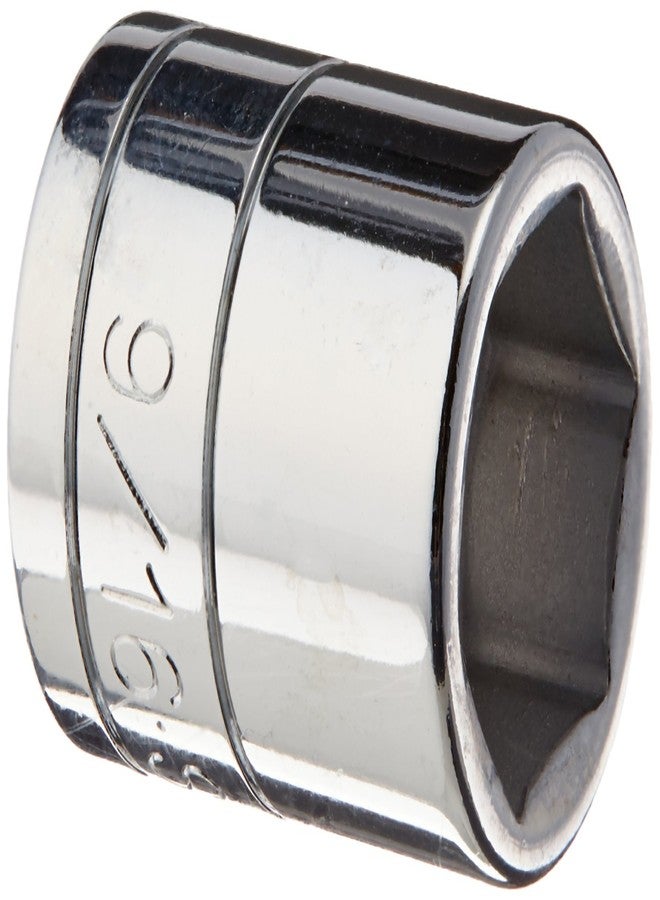 اس كي كي SK Tools USA محرك 3/8 بوصة - 9/16 بوصة - مقبس كروم قياسي سداسي النقاط - 45118 - Image 1