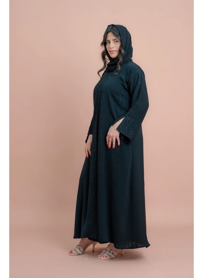 اكسا عباية آري العصرية المطرزة
