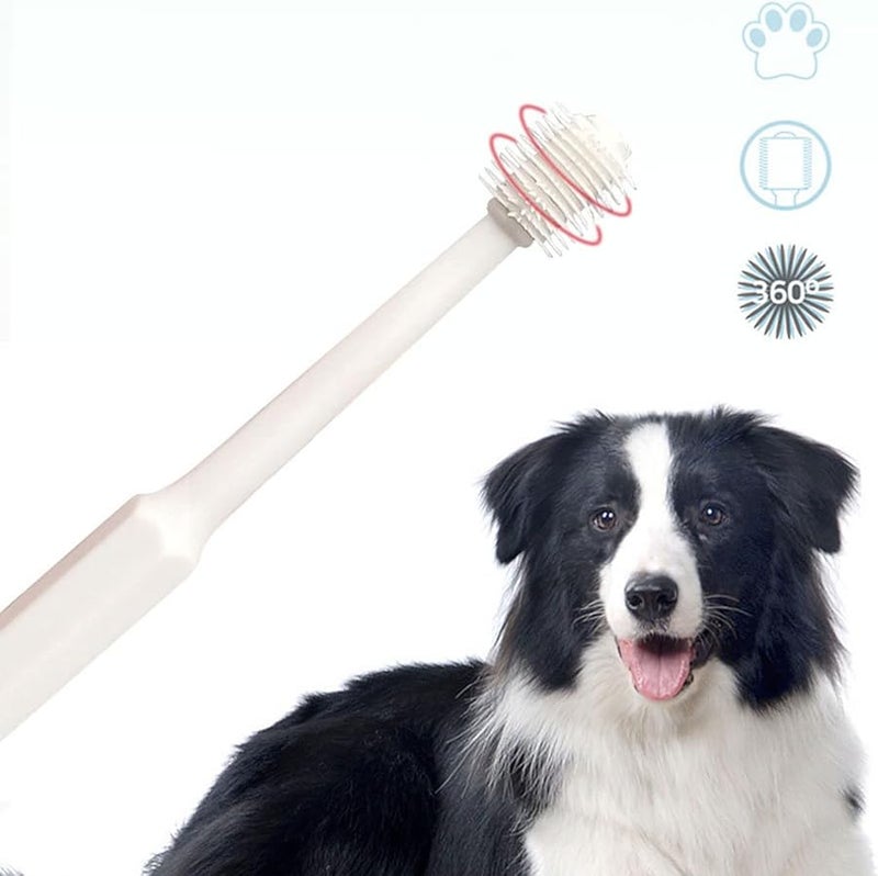 360 Degree Rotating Dog Toothbrush For Puppy And Adult Dogs Blue - Image 4