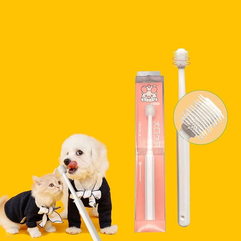360 Degree Rotating Dog Toothbrush For Puppy And Adult Dogs Blue - Image 1